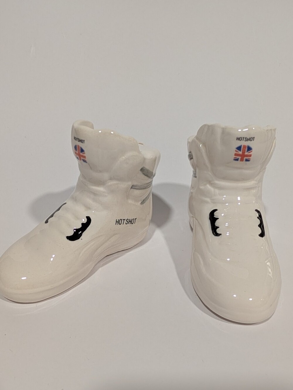 Vintage Ron Gordon Designs Hot Shot High Top Sneaker Salt & Pepper Shakers Set